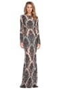 view 1 of 3 Ethereal Maxi Dress in Black & Nude