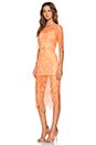 view 3 of 4 Luna Midi Dress in Tropical Orange