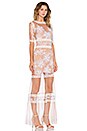 view 2 of 3 Desert Nights Maxi Dress in White & Nude