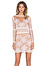 view 1 of 4 Desert Nights Mini Dress in White & Nude