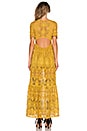 view 3 of 3 Siena Maxi Dress in Goldenrod
