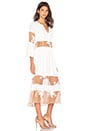 view 2 of 3 Eva Midi Dress in White