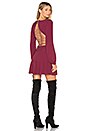 view 1 of 4 x REVOLVE Lace Up Dress in Wine