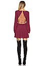 view 4 of 4 x REVOLVE Lace Up Dress in Wine