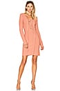 view 1 of 4 x KNITZ Simone Lace Front Sweater Dress in Pink