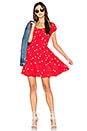 view 1 of 4 Chiquita Tiered Mini Dress in Cherry