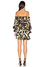 view 3 of 3 Luciana Strapless Dress in Black Floral