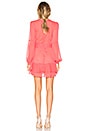 view 3 of 5 Tarta Long Sleeve Mini Dress in Flamingo