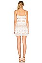 view 3 of 4 Cosmic Tiered Lace Dress in White