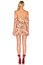 view 3 of 4 Botanic Strapless Dress in Nude Floral