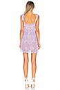 view 3 of 3 Valentina Lace Mini Dress in Lavender
