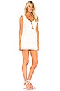 view 2 of 3 Charlotte Eyelet Lace Up Mini Dress in White Heart
