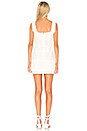 view 3 of 3 Charlotte Eyelet Lace Up Mini Dress in White Heart