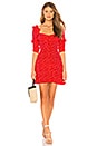 view 1 of 3 X REVOLVE Buttoned Mini Dress in Red Polka Dot