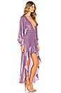 view 2 of 4 Viva Velvet Maxi Dress in Lilac