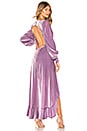 view 4 of 4 Viva Velvet Maxi Dress in Lilac