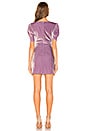 view 3 of 3 Viva Velvet Mini Dress in Lilac