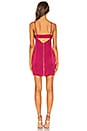 view 3 of 3 Isabella Bustier Mini Dress in Fuchsia