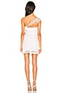 view 3 of 4 Lucien One Shoulder Dress in White