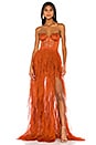 view 1 of 3 x REVOLVE Bustier Gown in Rust