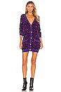 view 1 of 3 Marielle Cardi Sweater Dress in Purple