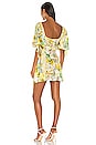 view 3 of 3 Leigh Floral Mini Dress in Buttercreme