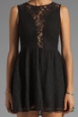 view 5 of 6 Floral Lace Lulu Dress in Black