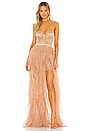view 1 of 3 X REVOLVE Bustier Gown in Warm Taupe