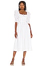 view 1 of 3 Jean Midi Dress in White