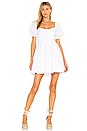 view 1 of 3 Jean Mini Dress in White