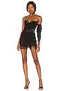 view 1 of 4 X REVOLVE One Shoulder Lace Mini Dress in Black