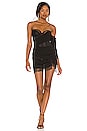 view 4 of 4 X REVOLVE One Shoulder Lace Mini Dress in Black