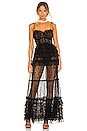 view 1 of 3 VESTIDO JOURDAN in Black