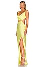 view 3 of 4 Kyra Cut Out Maxi Dress in Yellow
