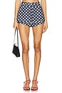 view 1 of 6 SHORT-SAIA JEANS COM BOLINHAS DOLLY in Indigo