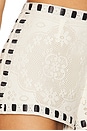 view 6 of 6 Charlotte Lace Short in Black