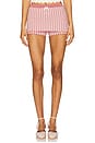 view 1 of 6 Gingham Knit Skort in Mauve