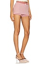 view 2 of 6 Gingham Knit Skort in Mauve