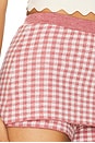 view 6 of 6 Gingham Knit Skort in Mauve