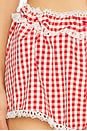 view 6 of 6 Scotch Bonnet Gingham Short in Red
