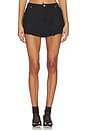 view 1 of 6 Daisy Eyelet Denim Skort in Black
