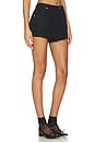 view 2 of 6 Daisy Eyelet Denim Skort in Black