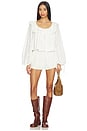 view 5 of 6 Willa Eyelet Shorts in White