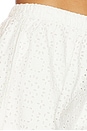 view 6 of 6 Willa Eyelet Shorts in White