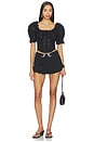 view 5 of 6 Yasmin Denim Skort in Black