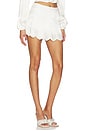 view 2 of 6 Locked Hearts Skort in White