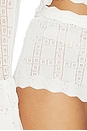 view 6 of 6 Bayberry Pointelle Shorts in White