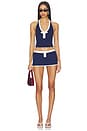 view 5 of 6 Caroline Skort in Navy