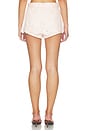 view 4 of 6 Heart Eyelet Denim Short in Pink