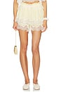view 1 of 6 Chante Bloomer Skort in Pale Yellow